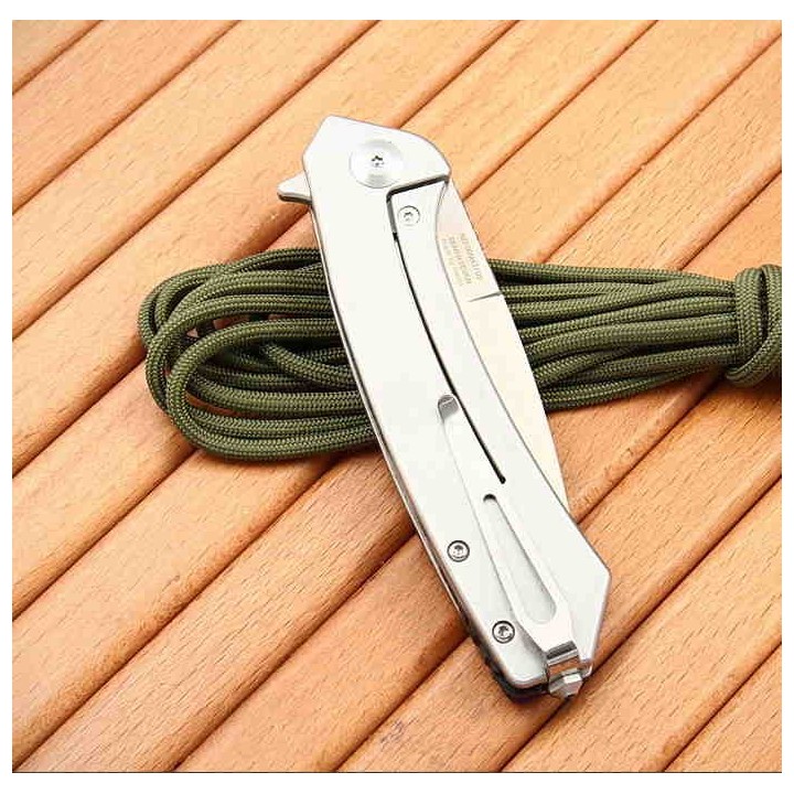Couteau Ganzo Adimanti Blue Manche G10 Lame Acier D2 Framelock Clip GASKBL - Livraison Gratuite