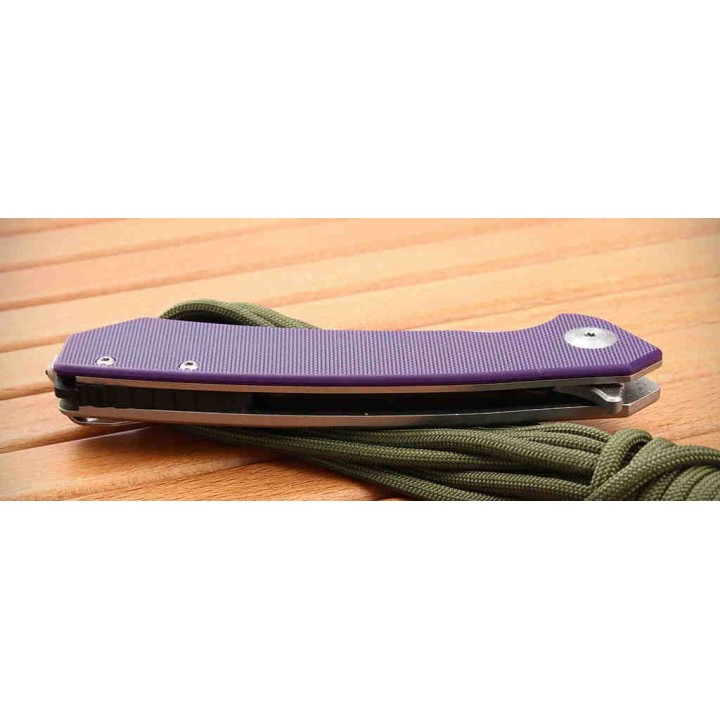 Couteau Ganzo Adimanti Blue Manche G10 Lame Acier D2 Framelock Clip GASKBL - Livraison Gratuite
