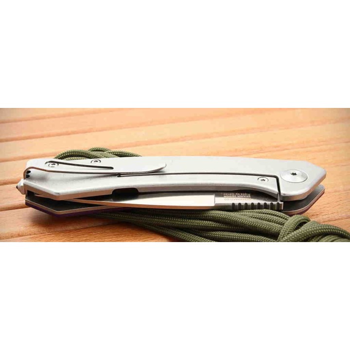 Couteau Ganzo Adimanti Blue Manche G10 Lame Acier D2 Framelock Clip GASKBL - Livraison Gratuite