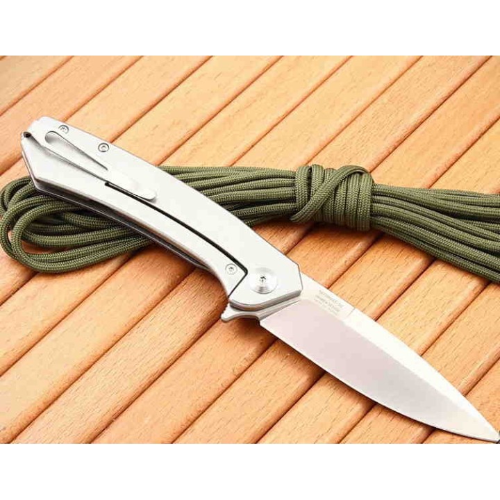 Couteau Ganzo Adimanti Blue Manche G10 Lame Acier D2 Framelock Clip GASKBL - Livraison Gratuite