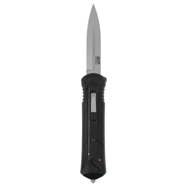 Couteau Automatique OTF Smith&Wesson M&P Lame Acier AUS-8 Manche Aluminium Black SW1181878 - Livraison Gratuite