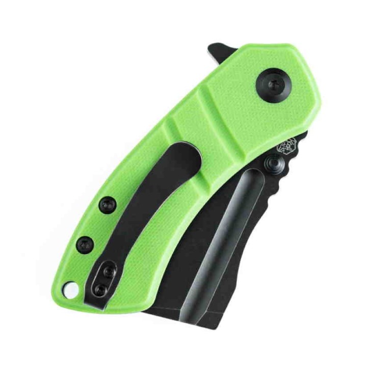 Couteau Kansept Korvid M Green Manche G10 Lame Acier 154CM Linerlock Clip KT2030A8 - Livraison Gratuite