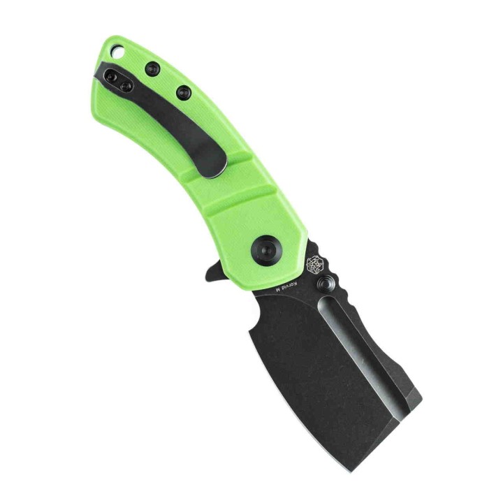 Couteau Kansept Korvid M Green Manche G10 Lame Acier 154CM Linerlock Clip KT2030A8 - Livraison Gratuite