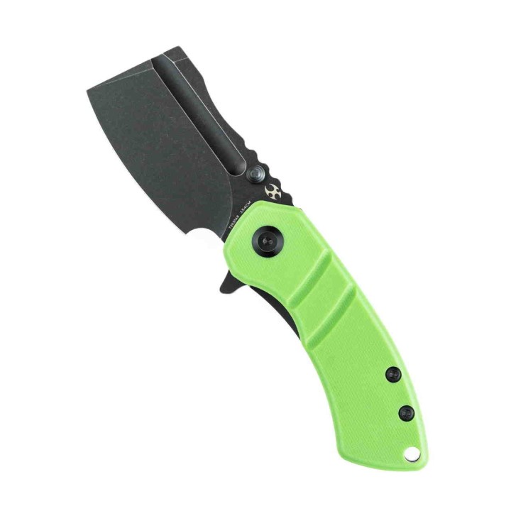 Couteau Kansept Korvid M Green Manche G10 Lame Acier 154CM Linerlock Clip KT2030A8 - Livraison Gratuite