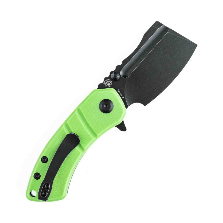 Couteau Kansept Korvid M Green Manche G10 Lame Acier 154CM Linerlock Clip KT2030A8 - Livraison Gratuite