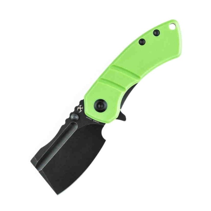 Couteau Kansept Korvid M Green Manche G10 Lame Acier 154CM Linerlock Clip KT2030A8 - Livraison Gratuite