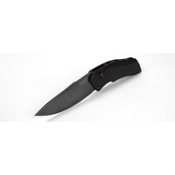 Couteau Automatique Kershaw Launch 1 Lame Acier CPM-154 Manche Aluminum Button Lock Clip Made USA KS7100BW - Livraison Gratuite