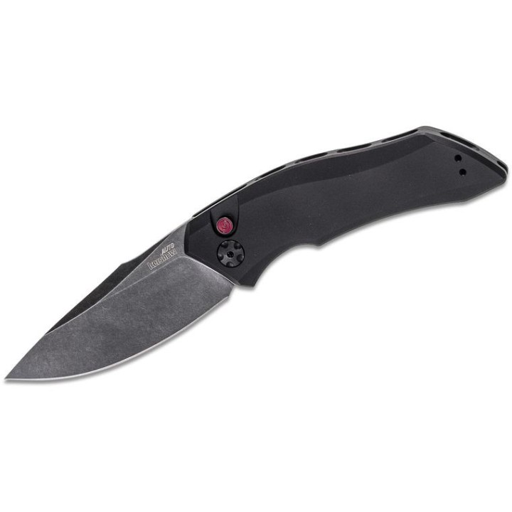 Couteau Automatique Kershaw Launch 1 Lame Acier CPM-154 Manche Aluminum Button Lock Clip Made USA KS7100BW - Livraison Gratuite