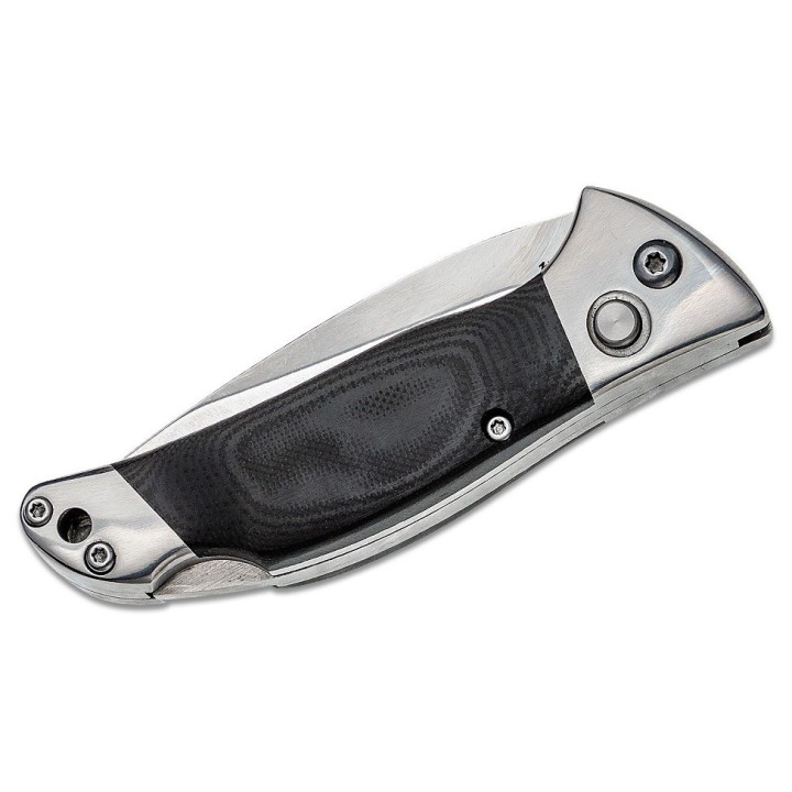 Couteau Automatique Bear&Son Lame Acier Carbone Manche G10 Locback Clip Made USA BCGA08 - Livraison Gratuite