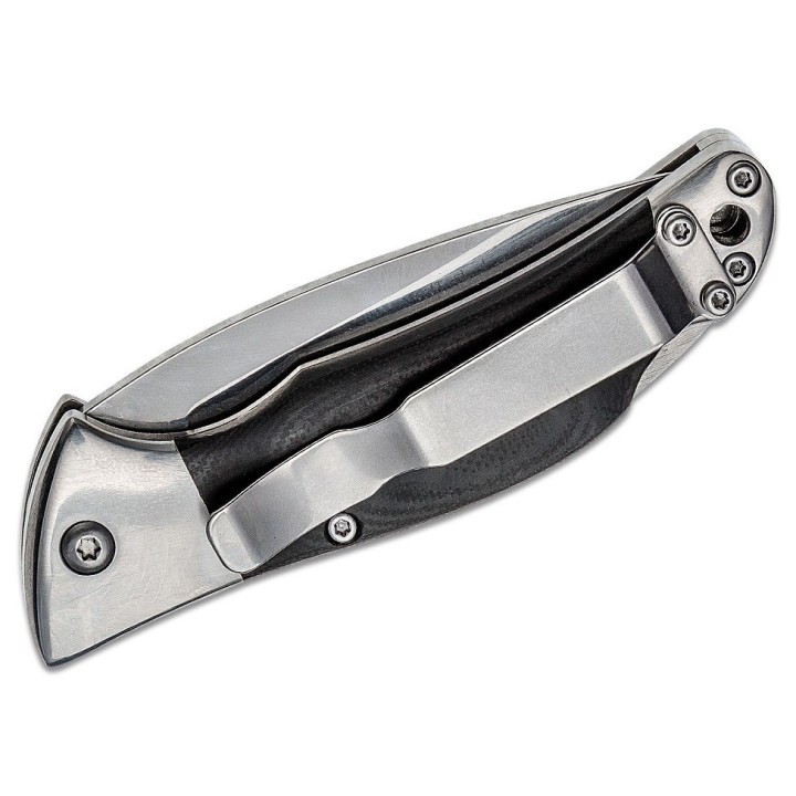 Couteau Automatique Bear&Son Lame Acier Carbone Manche G10 Locback Clip Made USA BCGA08 - Livraison Gratuite
