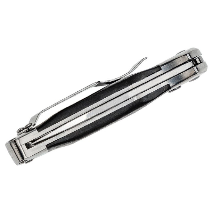 Couteau Automatique Bear&Son Lame Acier Carbone Manche G10 Locback Clip Made USA BCGA08 - Livraison Gratuite