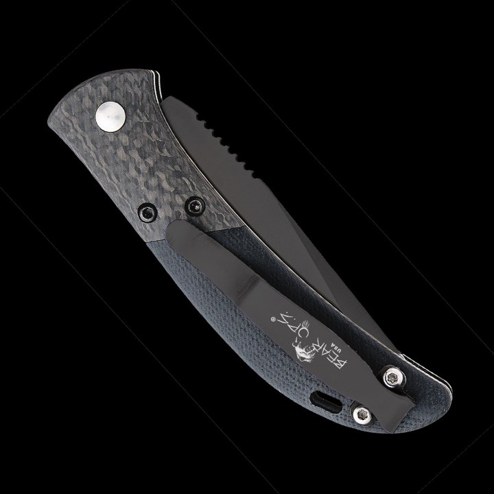 Couteau Automatique Bear OPS Bold Action IX AUTO Lame Acier 14C28N Manche G10/FC USA BCAC900B4B - Livraison Gratuite