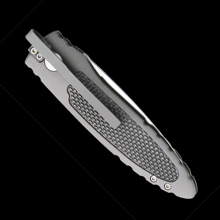 Couteau Automatique Bear OPS Incognito AUTO Lame Acier 14C28N Manche Acier USA BCAC800S - Livraison Gratuite