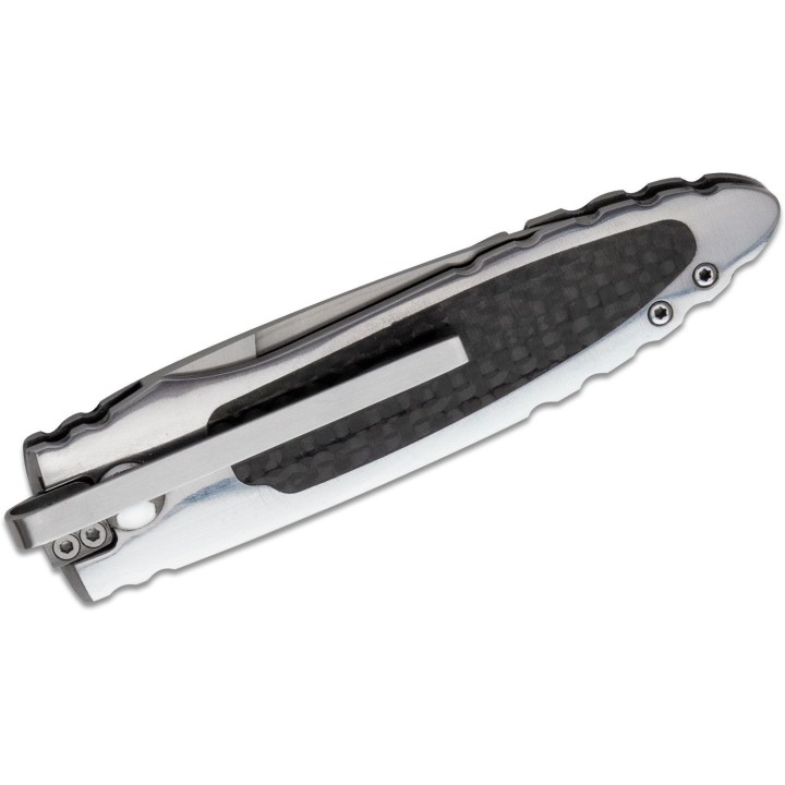Couteau Automatique Bear OPS Incognito AUTO Lame Acier 14C28N Manche Acier/FCarbone USA BCAC800CFS - Livraison Gratuite