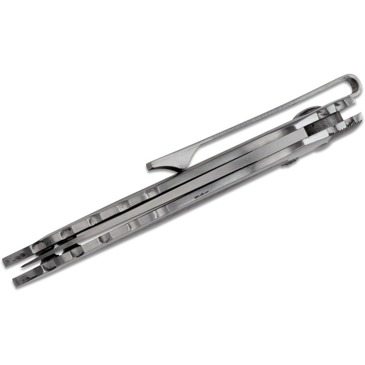 Couteau Automatique Bear OPS Incognito AUTO Lame Acier 14C28N Manche Acier/FCarbone USA BCAC800CFS - Livraison Gratuite