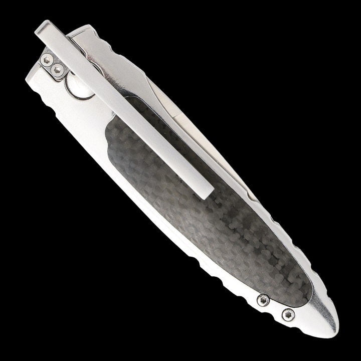Couteau Automatique Bear OPS Incognito AUTO Lame Acier 14C28N Manche Acier/FCarbone USA BCAC800CFS - Livraison Gratuite