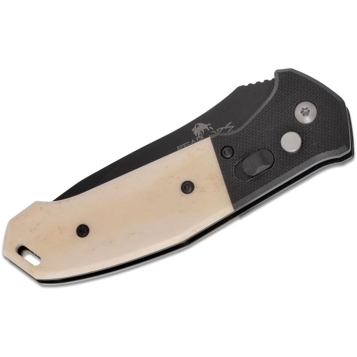 Couteau Automatique Bear OPS Bold Action V Tanto Lame Acier 14C28N Manche OS /G10 Made USA BCAC500WSB6B - Livraison Gratuite