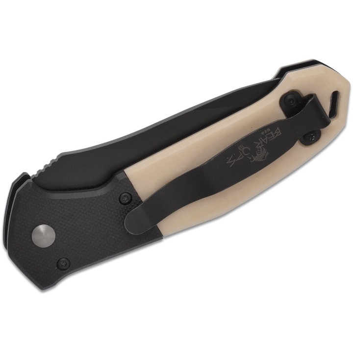 Couteau Automatique Bear OPS Bold Action V Tanto Lame Acier 14C28N Manche OS /G10 Made USA BCAC500WSB6B - Livraison Gratuite