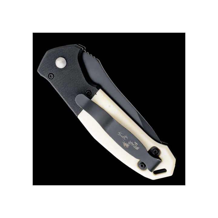 Couteau Automatique Bear OPS Bold Action V Tanto Lame Acier 14C28N Manche OS /G10 Made USA BCAC500WSB6B - Livraison Gratuite