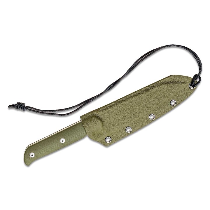 Couteau CJRB Silax Green Lame Acier AR-RPM9 Satin Manche G10 Etui Kydex J1921BGN - Livraison Gratuite