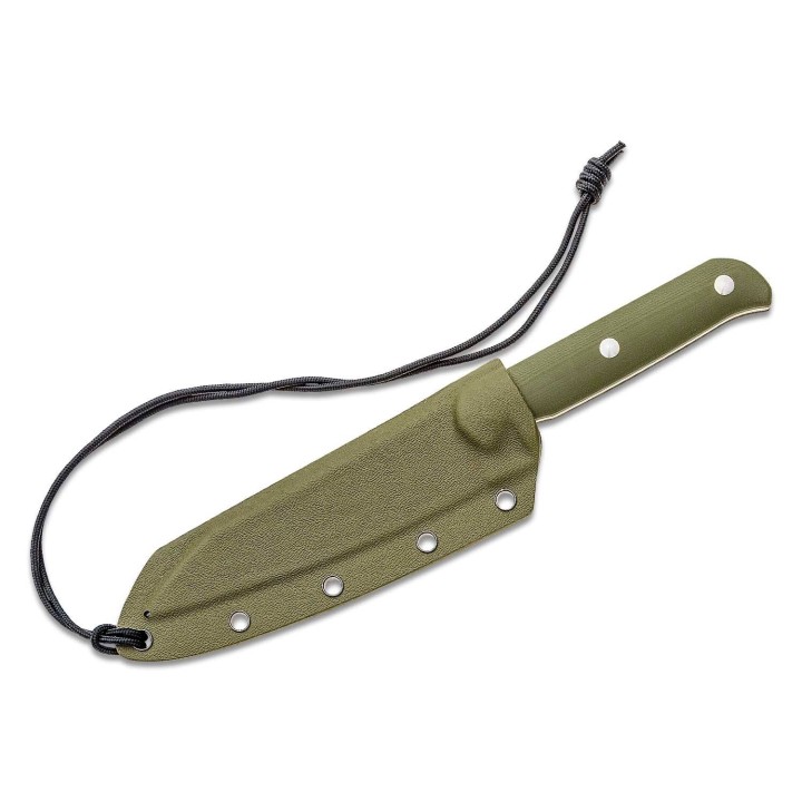 Couteau CJRB Silax Green Lame Acier AR-RPM9 Satin Manche G10 Etui Kydex J1921BGN - Livraison Gratuite