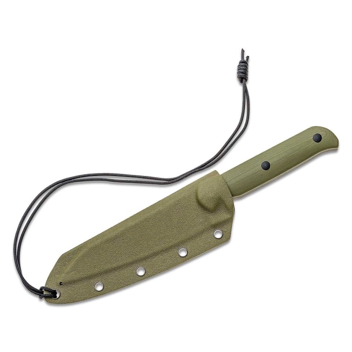 Couteau CJRB Silax Green Lame Acier AR-RPM9 Black Manche G10 Etui Kydex J1921BBGN - Livraison Gratuite