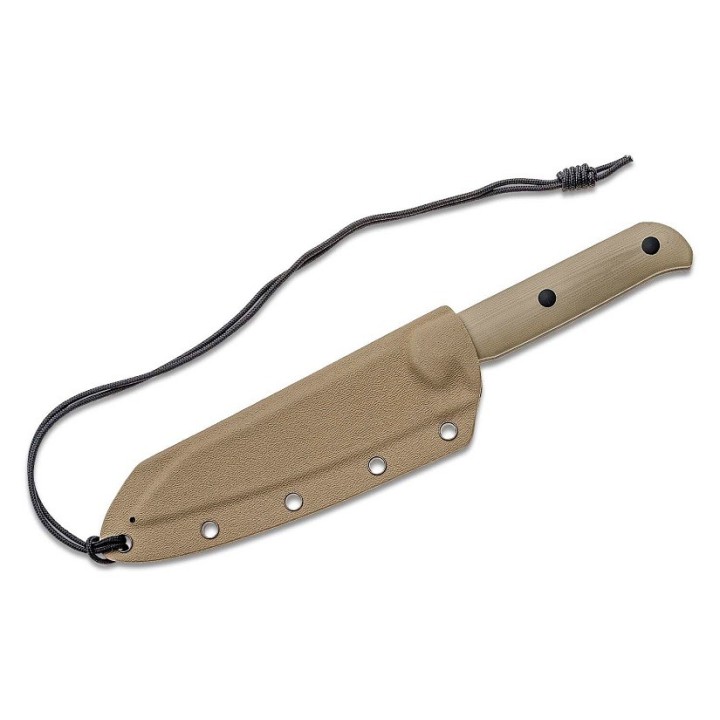 Couteau CJRB Silax Desert Lame Acier AR-RPM9 Black Manche G10 Etui Kydex J1921BBDE - Livraison Gratuite