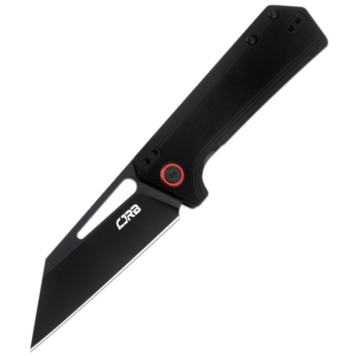 Couteau CJRB Ruffian Black Lame Acier AR-RPM9 Black Manche G10 IKBS Linerlock Clip J1924BBK - Livraison Gratuite
