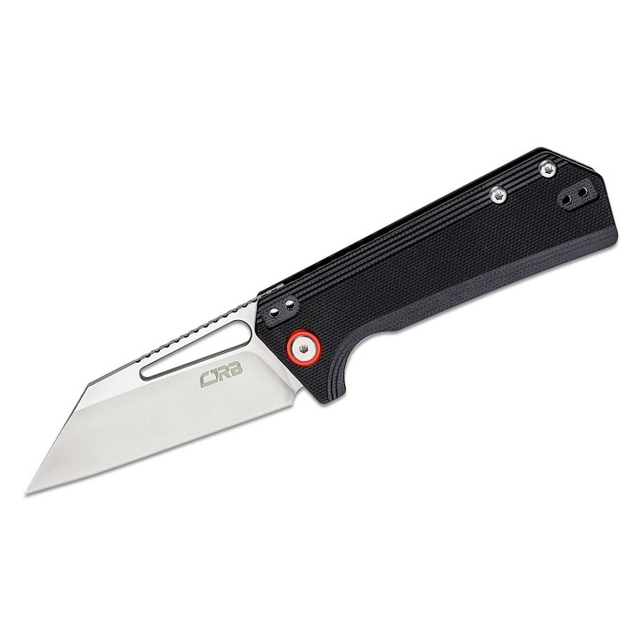 Couteau CJRB Ruffian Black Lame Acier AR-RPM9 Satin Manche G10 IKBS Linerlock Clip J1924BK - Livraison Gratuite