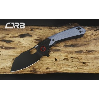 Couteau CJRB Caldera Blue&Black Lame Acier AR-RPM9 Cleaver Manche G10 IKBS J1923BBU - Livraison Gratuite