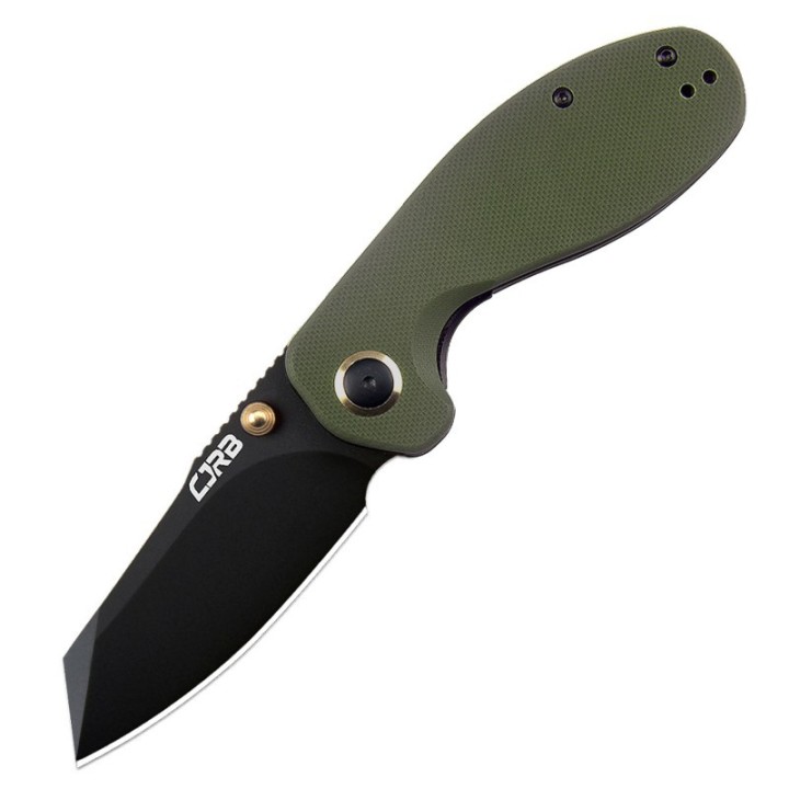 Couteau CJRB More Maileah Green G10 Lame Acier AR-RPM9 Reverse Tanto Black IKBS J1918LBGN - Livraison Gratuite