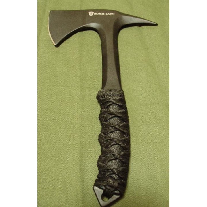 Hache Tomahawk Browning Shock'N Awe Green Acier Carbone 1055 Manche Paracorde Etui Blade-Tech BR110BLG - Livraison Gratuite