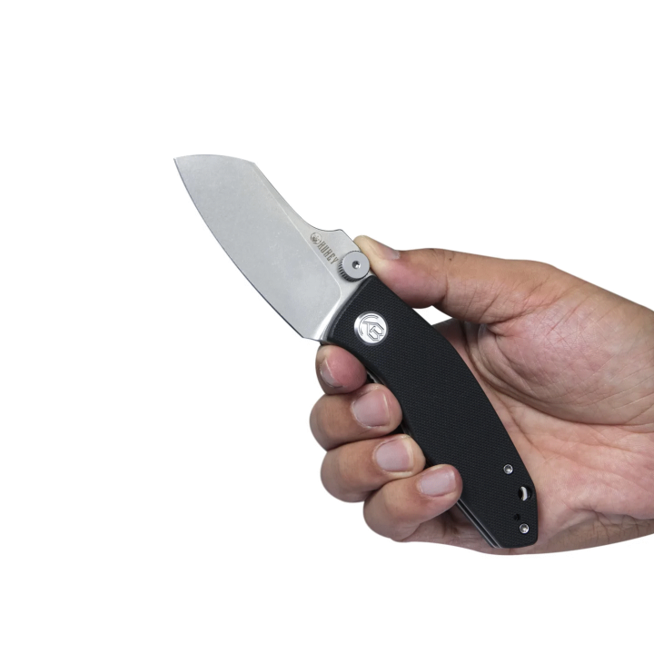 Couteau Kubey Monsterdog Black Lame Acier 14C28N Manche G10 IKBS Linerlock Clip KUB337A - Livraison Gratuite
