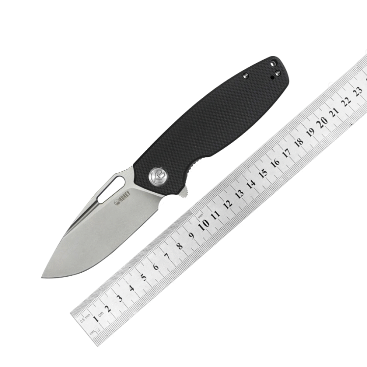 Couteau Kubey Tityus Black Lame Acier D2 Bead Blasted Manche G10 IKBS Linerlock Clip KUB322A - Livraison Gratuite