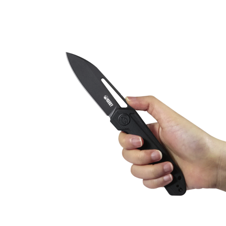 Couteau Kubey Royal Nest Black Lame Acier D2 Dark Manche G10 IKBS Linerlock Clip KUB321H - Livraison Gratuite