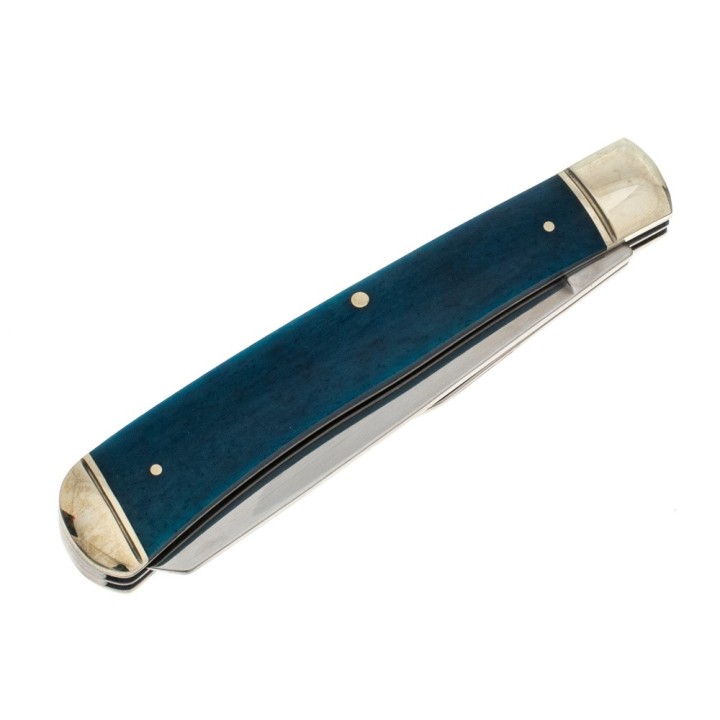Couteau Cold Steel Trapper Blue 2 Lames Acier 8Cr13MoV Manche Os CSFLTRPRB - Livraison Gratuite