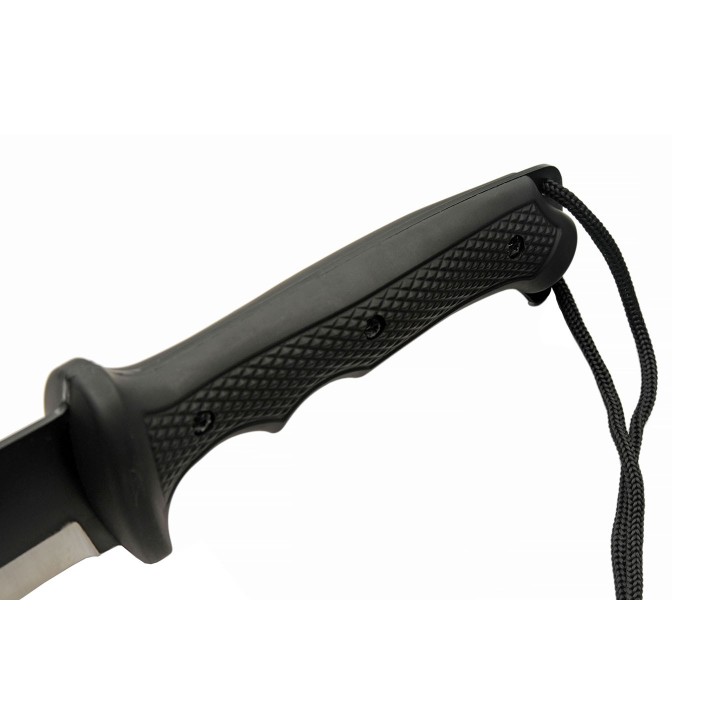 Machette Tactical Rite Edge Lame Acier Inox Manche ABS Etui Nylon CN211561 - Livraison Gratuite