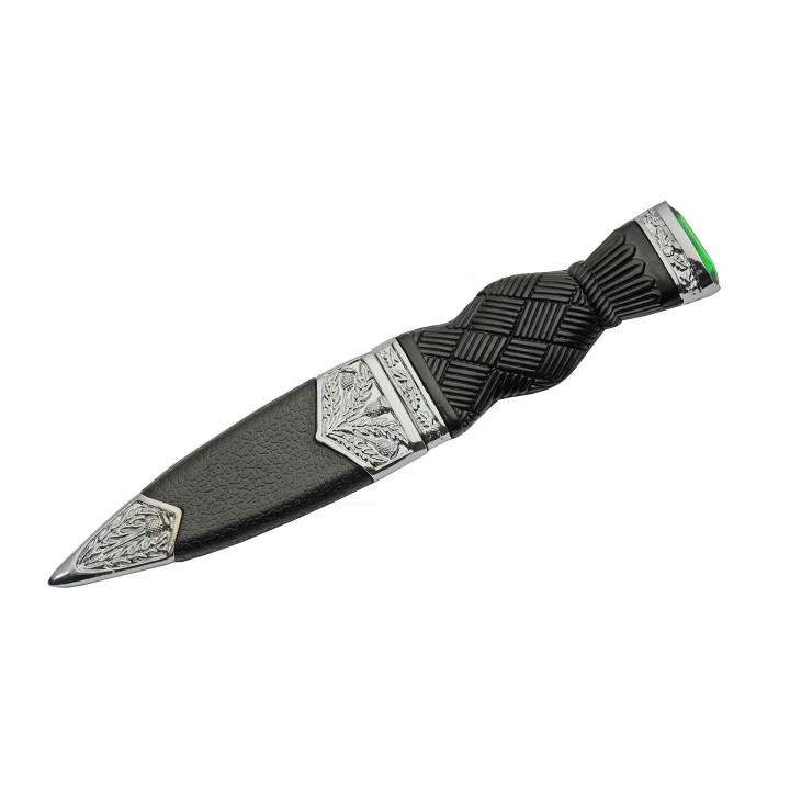 Lot de 3 Couteau Dague Scottish Dirk Sheffield Sgian Dubh Acier Inox Manche Abs Etui Abs CN211545GN - Livraison Gratuite