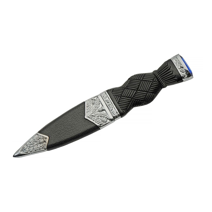 Lot de 3 Couteau Dague Scottish Dirk Sheffield Sgian Dubh Acier Inox Manche Abs Etui Abs CN211545BL - Livraison Gratuite