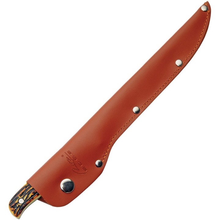 Couteau A Lever Les Fillets Rite Edge Imitation Cerf Lame Acier Inox Etui Cuir CN211560 - Livraison Gratuite