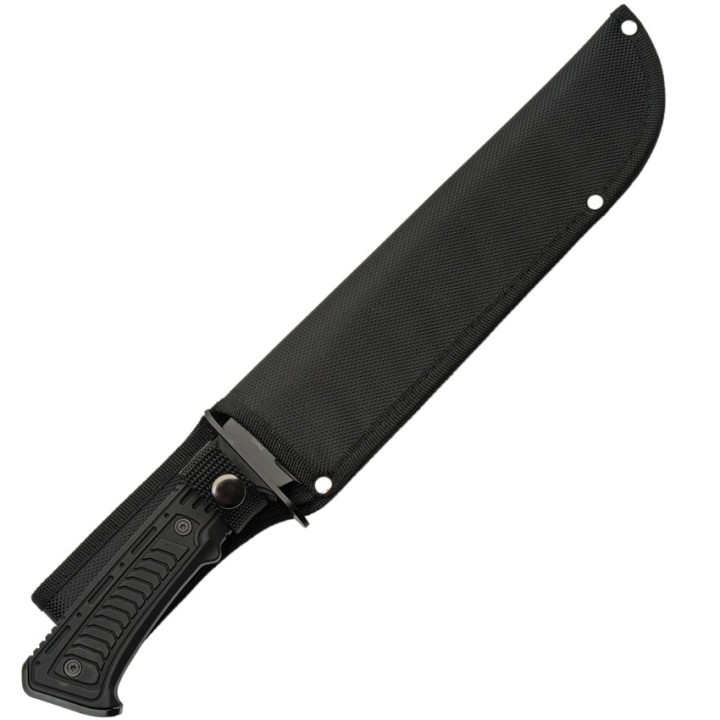 Couteau Bowie 2nd Amendment Tactical Lame Acier 420 Manche Abs Etui Nylon CN211559SA - Livraison Gratuite