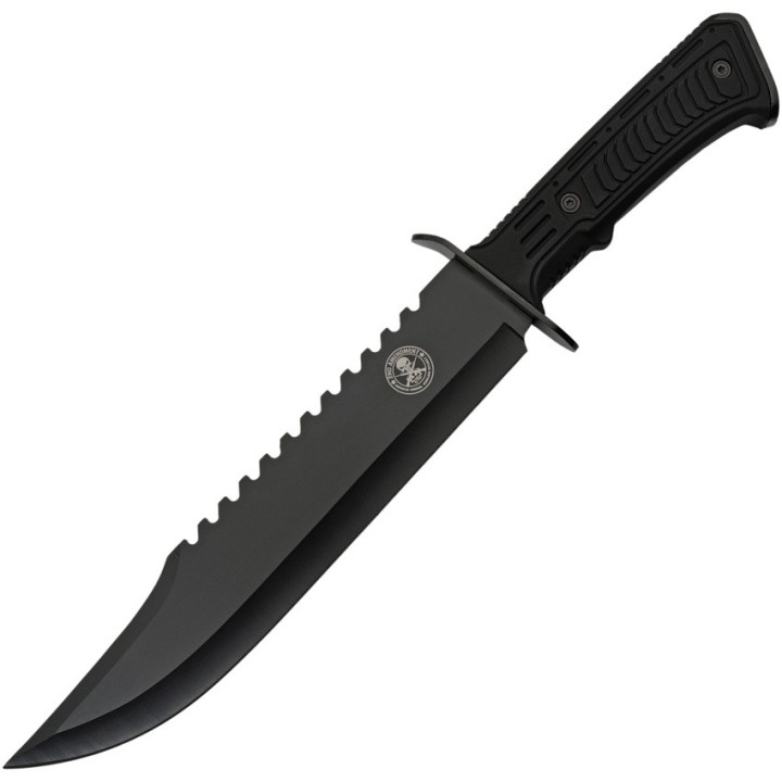 Couteau Bowie 2nd Amendment Tactical Lame Acier 420 Manche Abs Etui Nylon CN211559SA - Livraison Gratuite