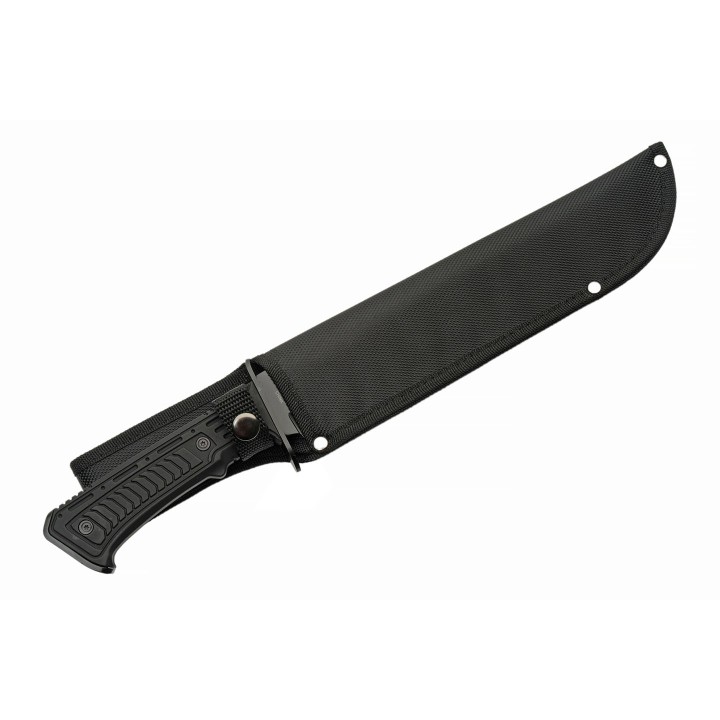 Couteau Bowie 2nd Amendment Tactical Lame Acier 420 Manche Abs Etui Nylon CN211559SA - Livraison Gratuite