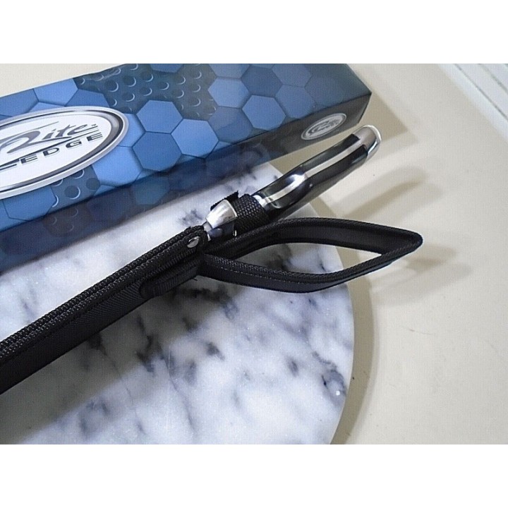 Couteau Toothpick Bowie Lame Acier Inox Manche Bois Etui Nylon CN211554 - Livraison Gratuite