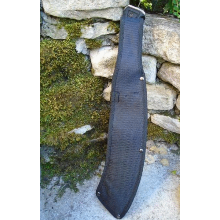 Bowie Machette Mountain Machete Satin Rite Edge Lame Acier Inox Etui Nylon CN211552SL - Livraison Gratuite