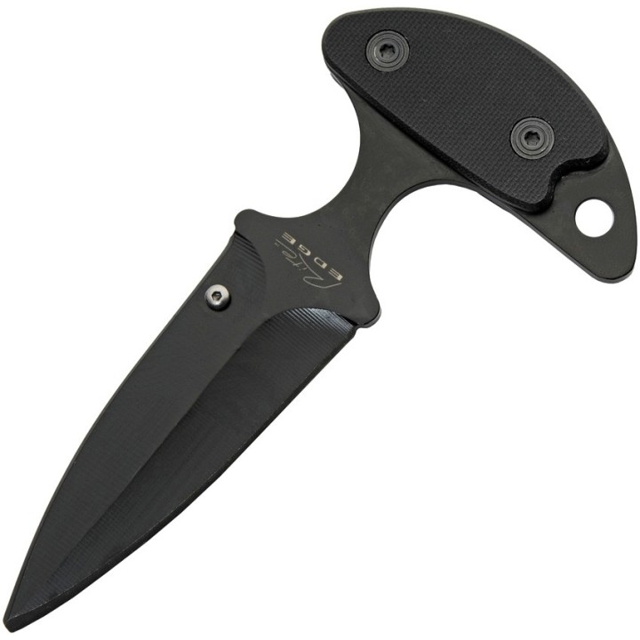 Lot de 3 Couteau de Cou Push Dagger Lame Acier Inox Manche G10 Etui Plastique CN211550x3 - Livraison Gratuite