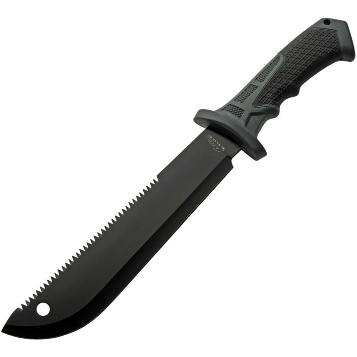 Bowie Machette Slate Machete Black Rite Edge Lame Acier Inox Scie Etui Nylon CN211558 - Livraison Gratuite