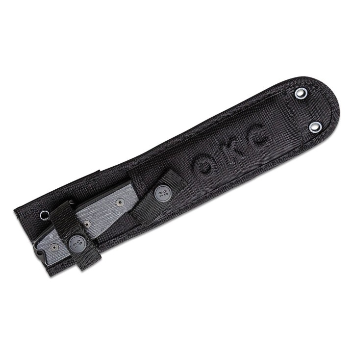 Couteau Ontario RAT-3 Utility Lame Acier Carbone Manche Micarta Etui Nylon Made USA ON8662 - Livraison Gratuite