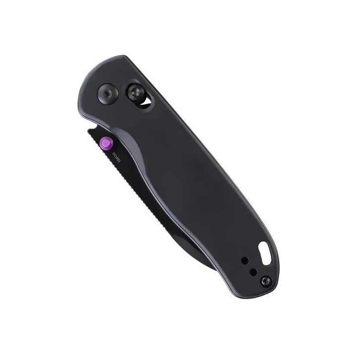 Couteau Kizer Drop Bear Black Manche Aluminium Lame Acier 154CM IKBS Clutch Lock Clip KIV3619C2 - Livraison Gratuite