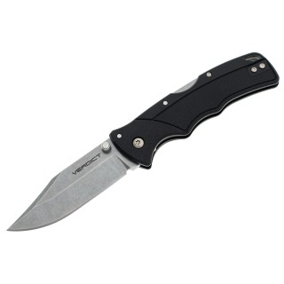Couteau Cold Steel Verdict Black Lame Acier 4116 Clip Point Manche GFN Lockback Clip CSFLC3CPSS - Livraison Gratuite